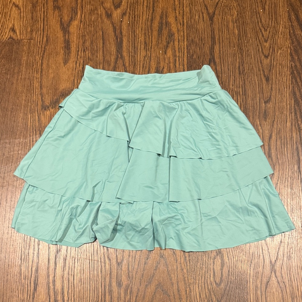 ASOS Mint Green Layered A-Line Skirt